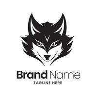 wolf logo ontwerp, wolf mascotte logo ontwerp. wolf illustratie. vector logo