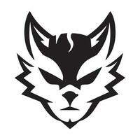 wolf logo ontwerp, wolf mascotte logo ontwerp. wolf illustratie. vector logo
