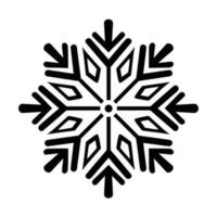 mooi Kerstmis sneeuwvlok vector