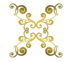 vector damast vintage barokke scroll ornament swirl. Victoriaanse monogram heraldische schild werveling. retro bloemen blad patroon grens gebladerte antiek acanthus kalligrafie gegraveerd tattoo.tile decor element