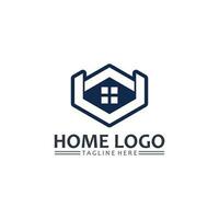 huis en huis logo ontwerp veteraan, logo , architectuur en gebouw, ontwerp eigendom , blijven Bij huis landgoed bedrijf logo, bouw grafisch, icoon huis logo vector