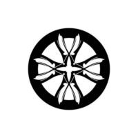 tribal etnische tattoo pictogram vector illustratie ontwerp logo