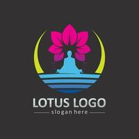 schoonheid vector lotus pictogram