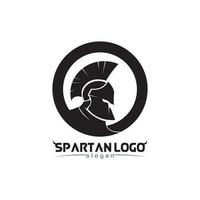 spartaans logo zwart ijsbreker en vector ontwerp helm en hoofd zwart