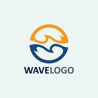 golfpictogram en waterdruppel vector illustratie ontwerp logo bedrijf