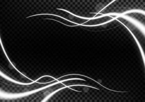 futuristische licht lijn gloeiend achtergrond, vector illustratie