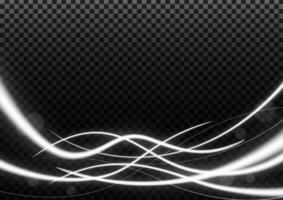 futuristische licht lijn gloeiend achtergrond, vector illustratie