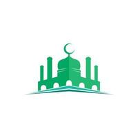 moskee Ramadhan en Islamitisch ontwerp Arabisch logo vector