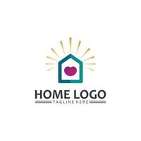 huis en huis logo ontwerp veteraan, logo , architectuur en gebouw, ontwerp eigendom , blijven Bij huis landgoed bedrijf logo, bouw grafisch, icoon huis logo vector