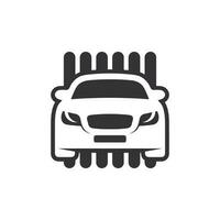 auto auto logo ontwerp met concept sportwagen voertuig pictogram silhouette.vector illustratie ontwerpsjabloon. vector