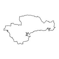 provincie waterford kaart, administratief provincies van Ierland. vector illustratie.