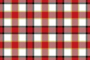 plaid achtergrond, controleren naadloos patroon in rood. vector kleding stof structuur voor textiel afdrukken, omhulsel papier, geschenk kaart of behang.