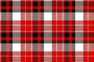 plaid achtergrond, controleren naadloos patroon in rood. vector kleding stof structuur voor textiel afdrukken, omhulsel papier, geschenk kaart of behang.