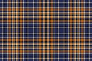 plaid textiel kleding stof van achtergrond Schotse ruit structuur met een patroon vector naadloos controleren.