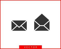 envelop pictogrammen brief. omhullen icoon vector sjabloon. mail symbool element. mailing etiket voor web of afdrukken ontwerp.