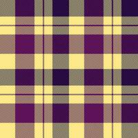 kleding stof vector controleren van textiel Schotse ruit patroon met een plaid structuur naadloos achtergrond.
