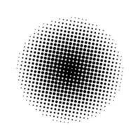 halftone cirkel vector geïsoleerd Aan wit achtergrond