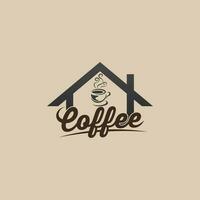 koffiekopje logo sjabloon vector