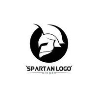 spartaans logo zwart ijsbreker en vector ontwerp helm en hoofd zwart