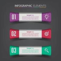 moderne tekstvak sjabloon banner infographics vector