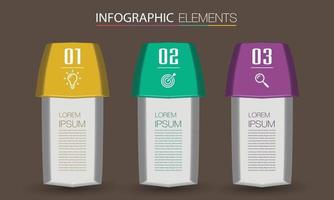 moderne tekstvak sjabloon banner infographics vector