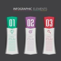 moderne tekstvak sjabloon banner infographics vector