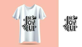 nieuw typografie citaten t-shirt afdrukken vector met een wit mockup