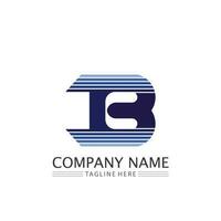 letter b logo-ontwerp met modern concept. pictogram letter b vector illustratie sjabloon