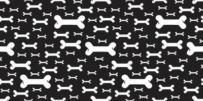 hond bot naadloos patroon vector Frans bulldog mopshond halloween geïsoleerd achtergrond behang herhaling zwart
