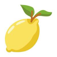 citroen fruit geïsoleerd icoon ontwerp vector