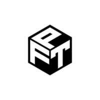 ftp brief logo ontwerp in illustratie. vector logo, schoonschrift ontwerpen voor logo, poster, uitnodiging, enz.