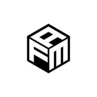 fma brief logo ontwerp in illustratie. vector logo, schoonschrift ontwerpen voor logo, poster, uitnodiging, enz.