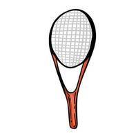 vector illustratie van tennis items