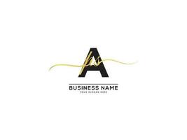 eerste luxe aps logo icoon vector handtekening brief