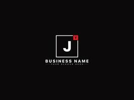 logotype yj plein brief logo, abstract vorm yj logo icoon voor bedrijf vector