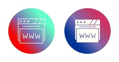 web browser vector icoon