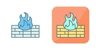 firewall vector pictogram