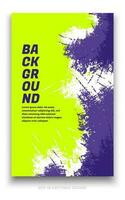 abstract grunge achtergrond Hoes ontwerp met borstel beroertes concept. ontwerp element voor affiches, tijdschriften, boek dekt, brochure sjabloon, folder, presentatie. vector