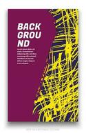 abstract grunge achtergrond Hoes ontwerp met borstel beroertes concept. ontwerp element voor affiches, tijdschriften, boek dekt, brochure sjabloon, folder, presentatie. vector