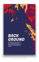 abstract grunge achtergrond Hoes ontwerp met borstel beroertes concept. ontwerp element voor affiches, tijdschriften, boek dekt, brochure sjabloon, folder, presentatie. vector