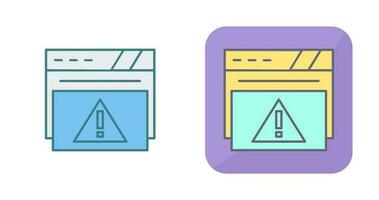 waarschuwing vector pictogram