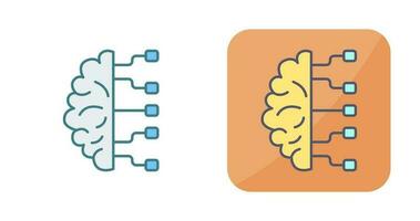 hersenen vector pictogram