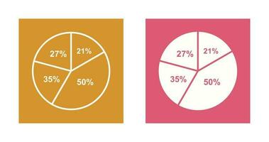 cirkeldiagram vector pictogram