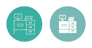 bureau vector pictogram