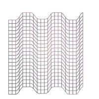 helling vervormd rooster vector