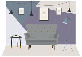 Vector moderne interieur illustratie