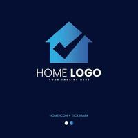 vector echt landgoed vector logo sjabloon modern huis en eigendom logo