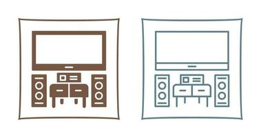 thuisbioscoop vector pictogram