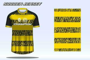 voetbal Jersey sport t-shirt ontwerp mockup voor Amerikaans voetbal club vector