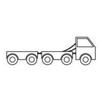 vrachtwagen pictogram vector